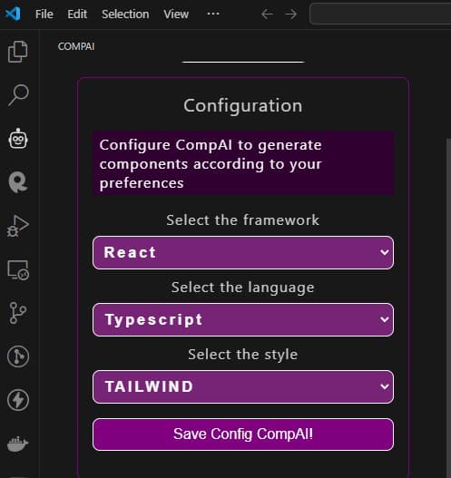 image view config components